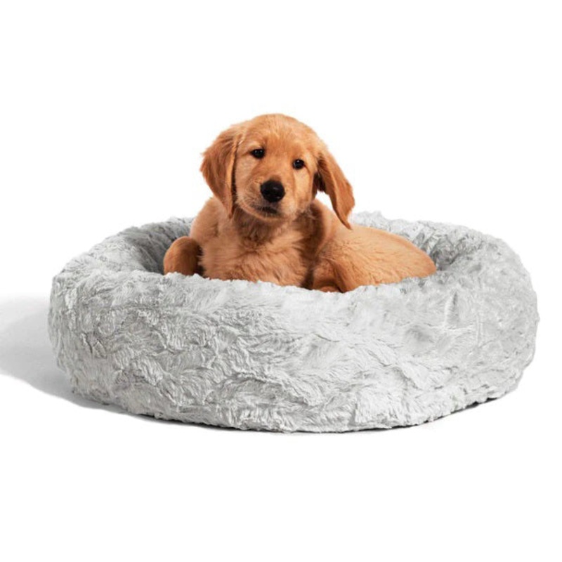 Best Friends by Sheri Lux Donut Dog Bed Grey 23×23