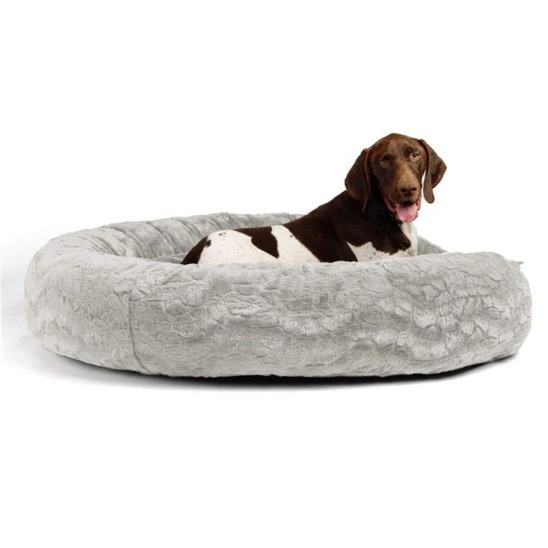 Best Friends by Sheri Lux Donut Dog Bed Grey 45×45