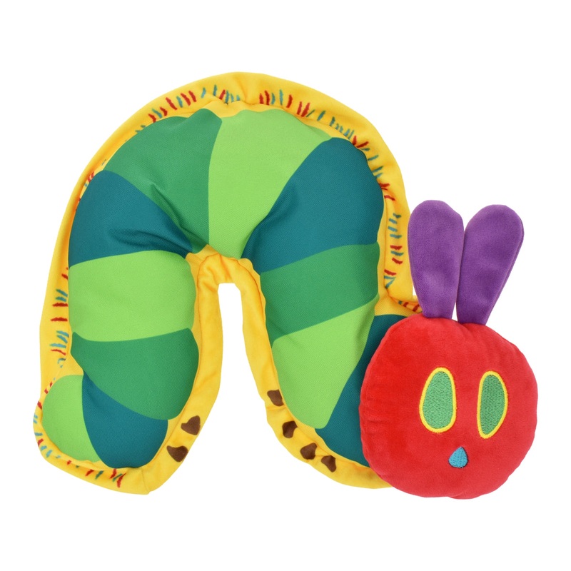 Multipet EC Caterpillar Flattie Plush Dog Toy 7.2