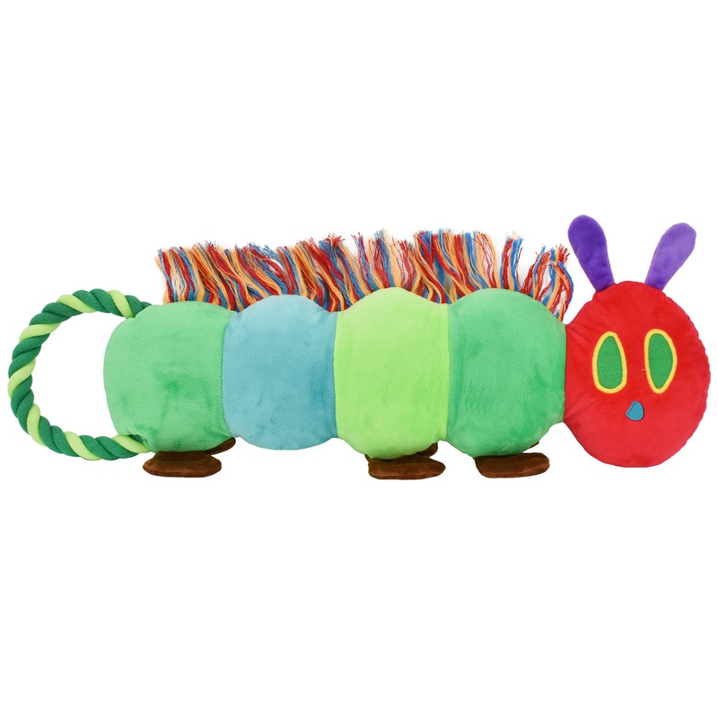Multipet EC Hungry Caterpillar Tug Plush Dog Toy Large 24