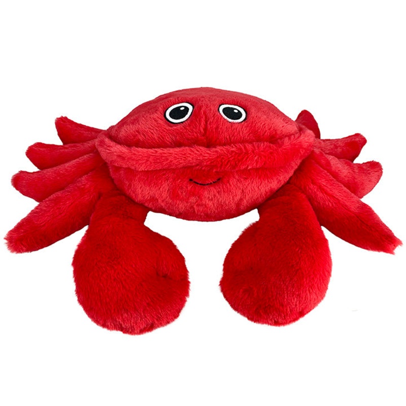 Multipet Jumbo Sea Creatures Crab Plush Dog Toy 24