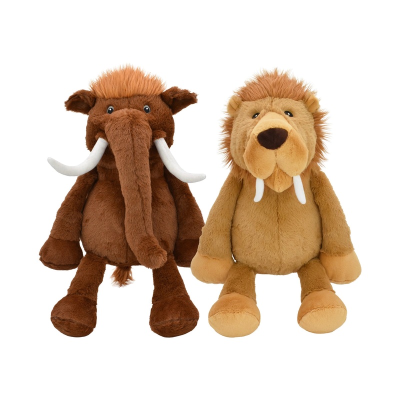 Multipet Mammoth / Sabertooth Tiger Assorted Dog Toy 14