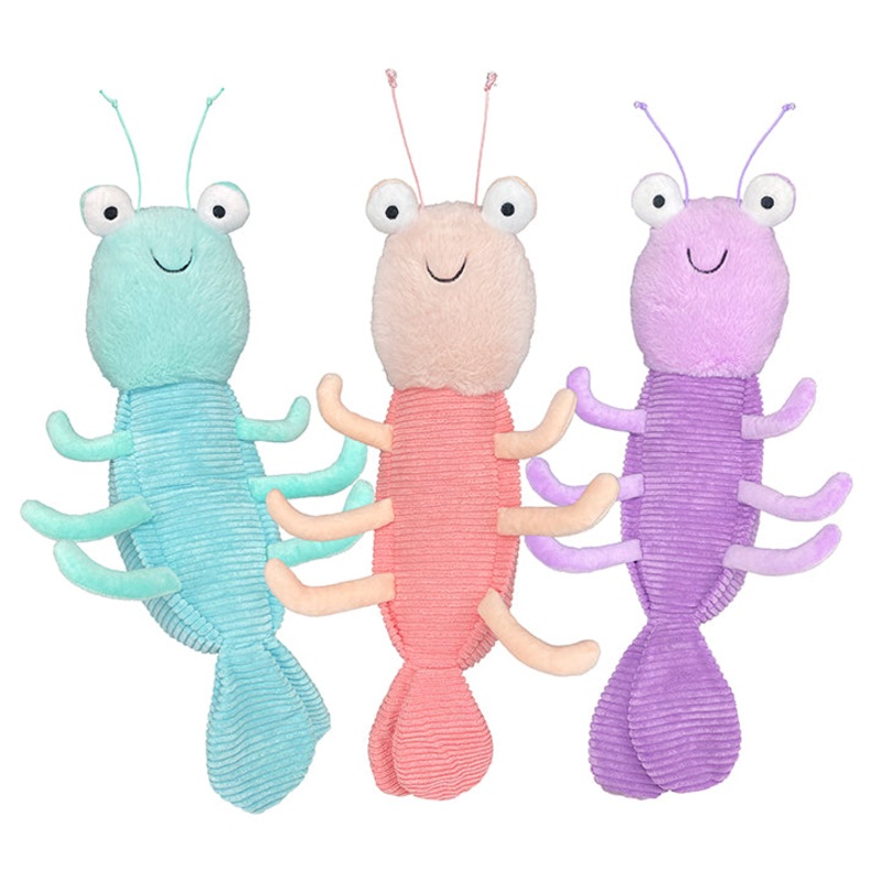 Multipet Margaritaville Jumbo Shrimp Plush Dog Toy Assorted 20