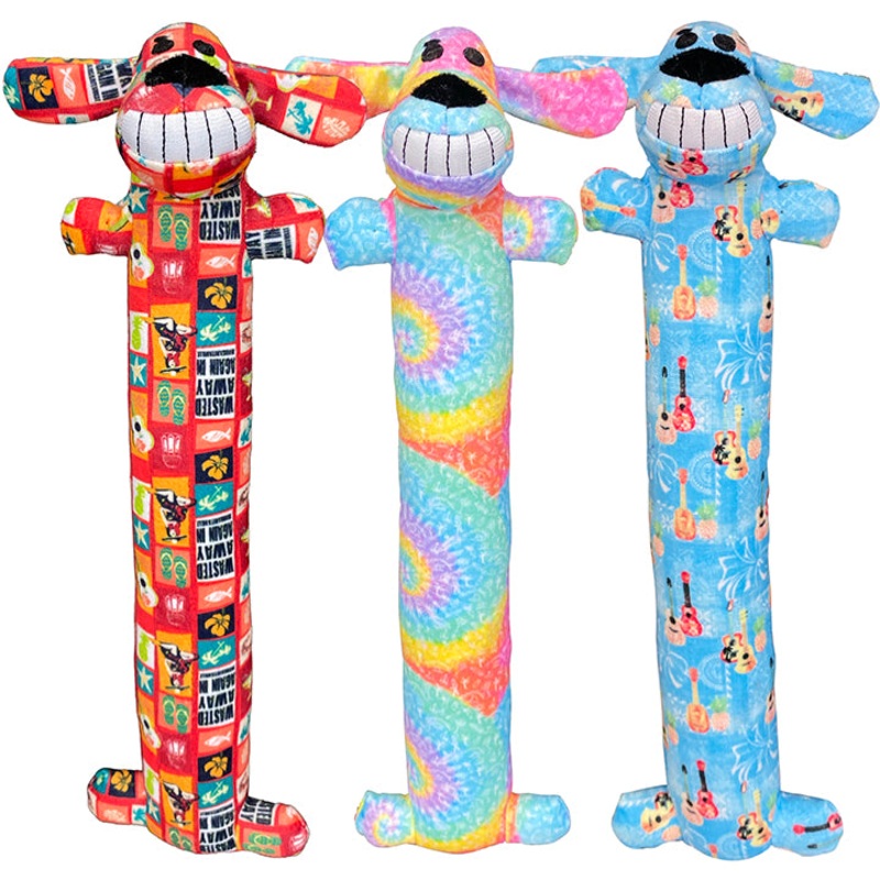 Multipet Margaritaville Loofa Dog Plush Dog Toy Assorted 12