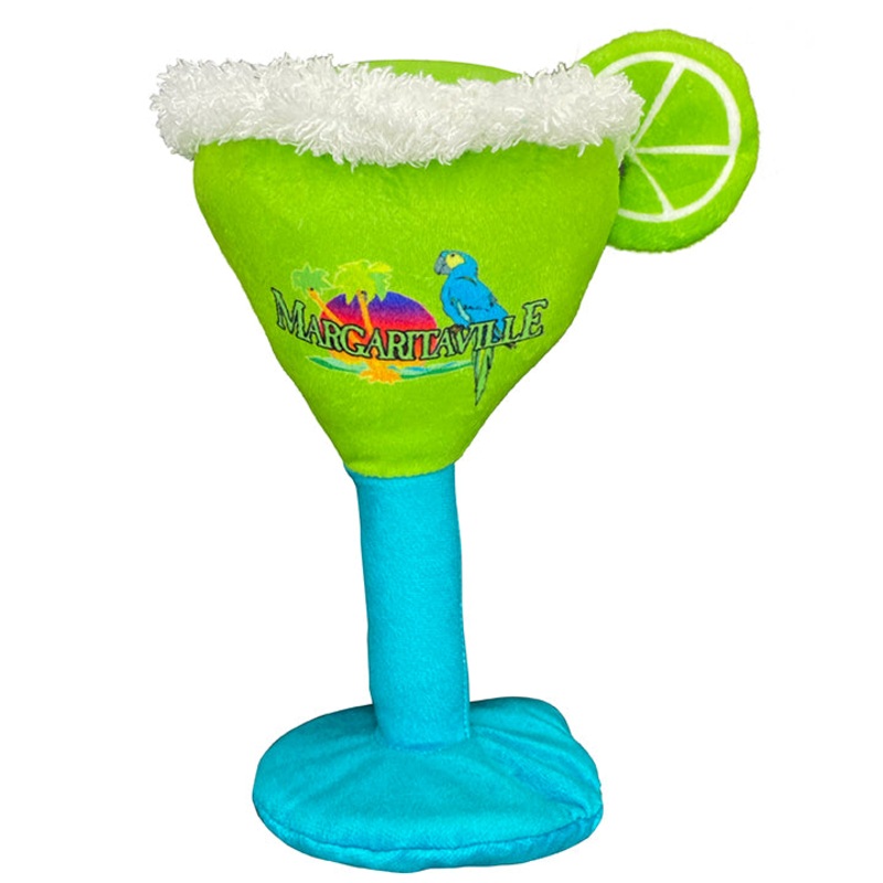 Multipet Margaritaville Margarita Glass Plush Dog Toy 8