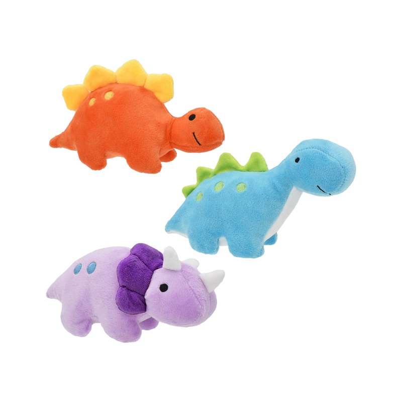 Multipet Mini Dinosaur Dog Toy Assrt.