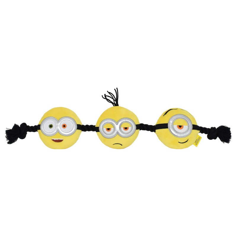 Multipet Minion 3-Head Dog Rope Toy 17
