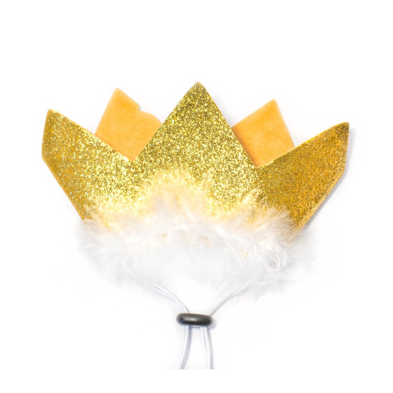 Multipet Party Crown Gold Small