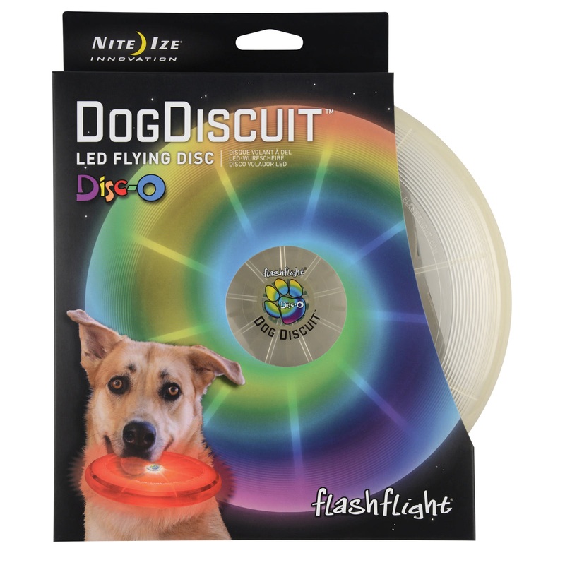 Nite Ize Flashflight Dog Discuit LED Flying Disc – Disc-O