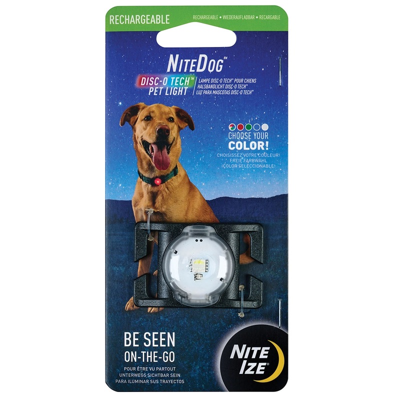 Nite Ize NiteDog Rechargeable Pet Light – Disc-O Tech