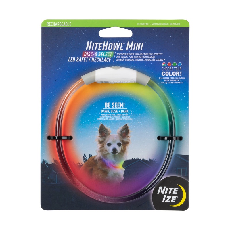 Nite Ize NiteHowl Mini Rechargeable LED Safety Necklace – Disc-O Select