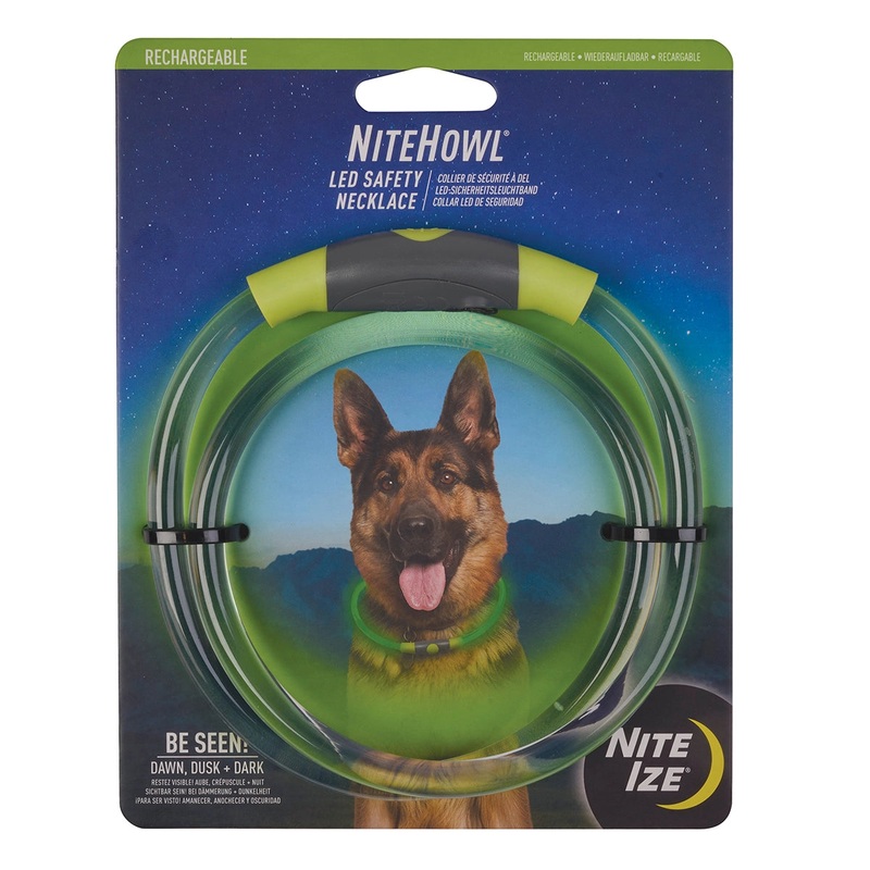 Nite Ize NiteHowl Rechargeable LED Safety Necklace – Green