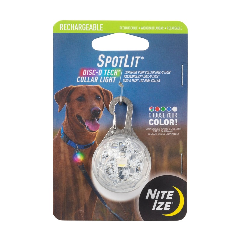 Nite Ize SpotLit Rechargeable Collar Light – Disc-O Tech Jewel