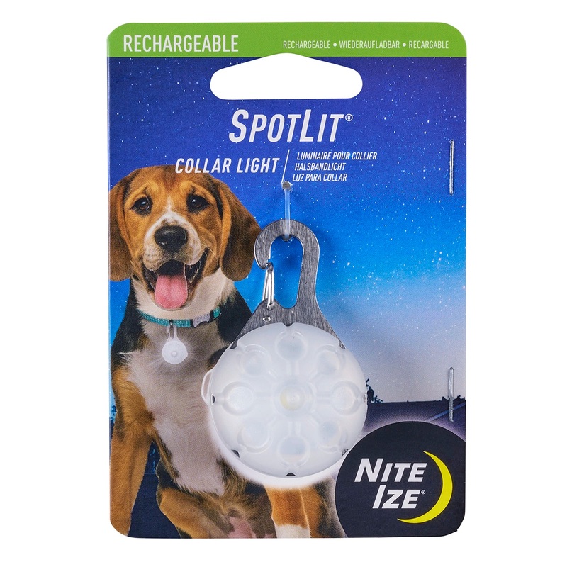 Nite Ize SpotLit Rechargeable Collar Light – White