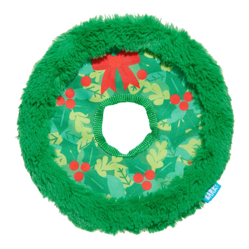 BARK Wreath Toss Fetch Dog Toy