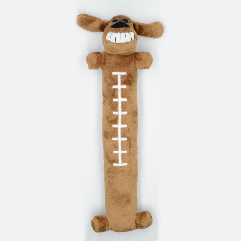 Multipet Tailgate Football Loofa Dog Toy 12