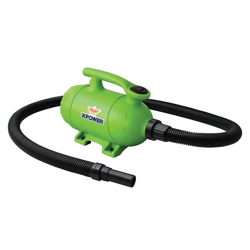 XPOWER B-2 Pro at Home Pet Grooming Dog Force Hair Dryer and Vacuum – Green