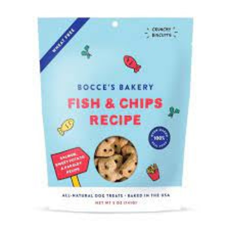 Bocce’s Bakery Fish and Chips Recipe Dog Treats