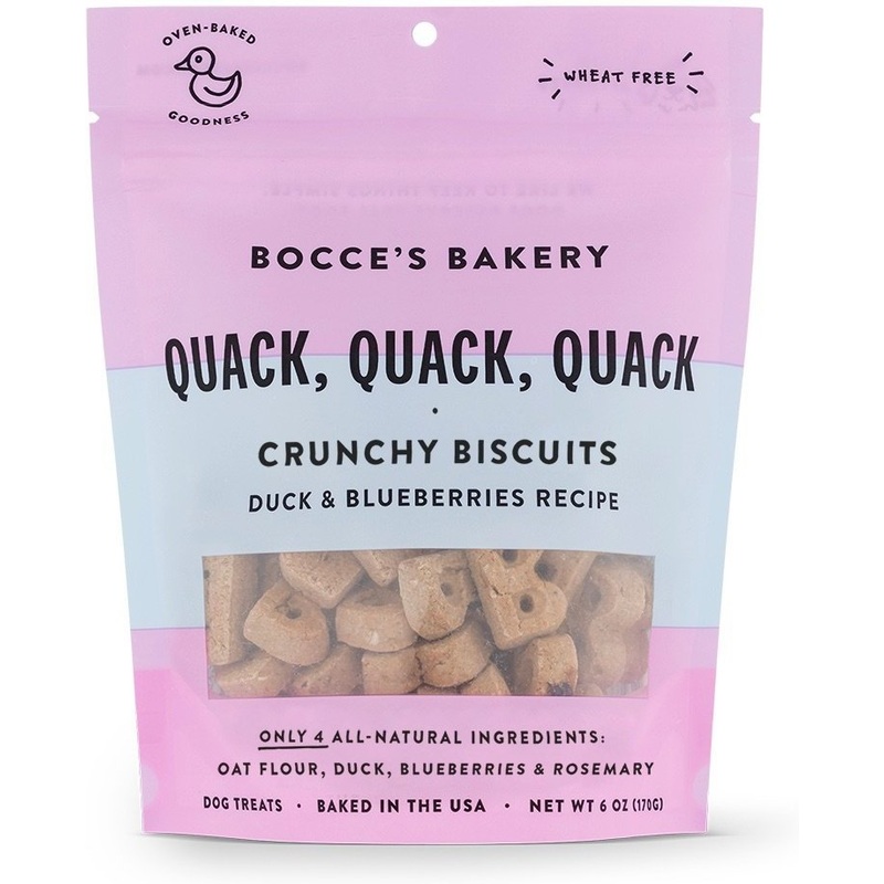 Bocce’s Bakery Quack Quack Quack Crunchy Biscuits Dog Treats