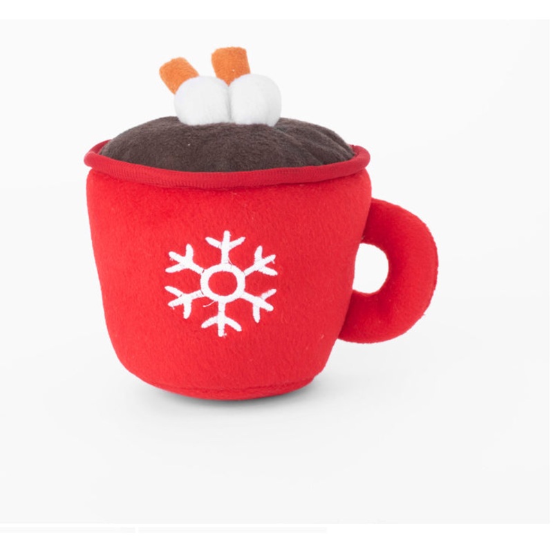 Zippy Pawz Holiday Cocoa Dog Toy