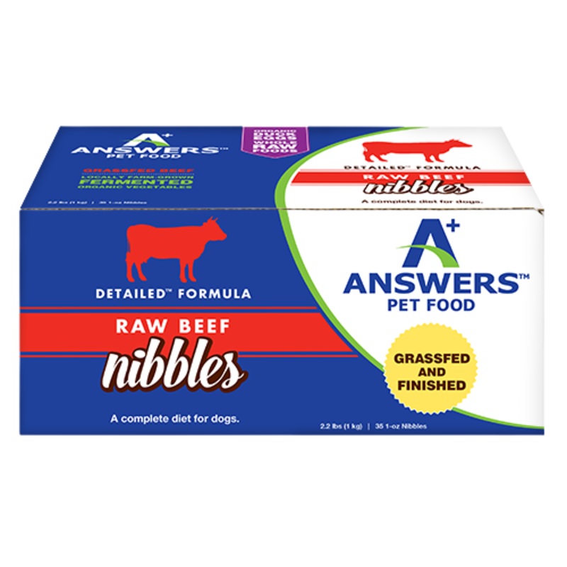 Answers Detailed Formula Beef Raw Dog Food
