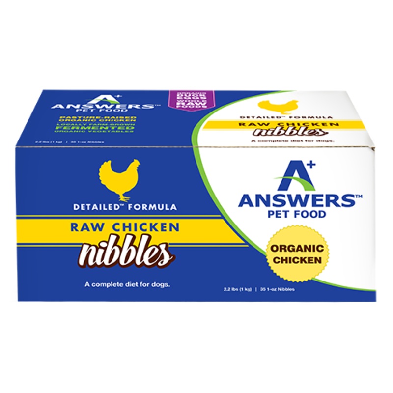 Answers Detailed Formula Chicken Raw Dog Food