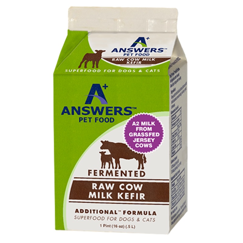 Answers Fermented Raw Cows Milk Kefir