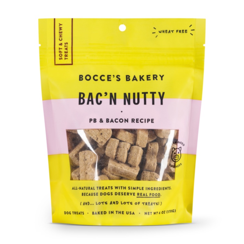 Bocce’s Bakery Bac N’ Nutty Soft & Chewy Dog Treats