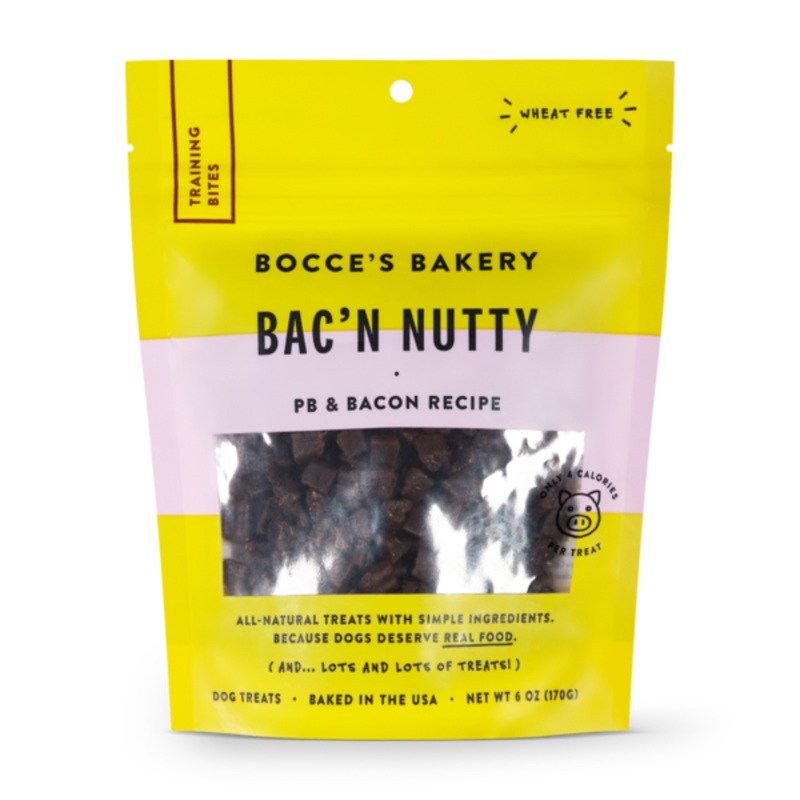 Bocce’s Bakery Bac N’ Nutty Training Bites Dog Treats