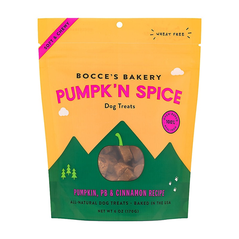 Bocce’s Bakery Pumpk’n Spice Soft & Chewy Dog Treats