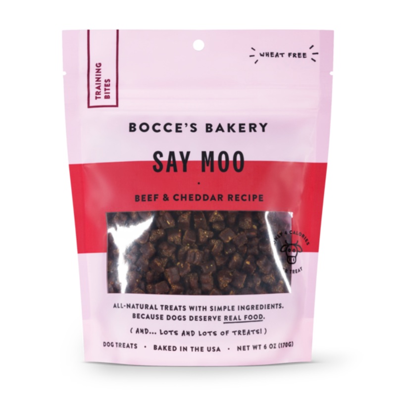 Bocce’s Bakery Say Moo Training Bites Dog Treats