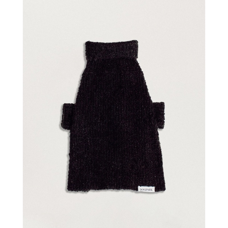 Boucle Dog Sweater in Black|X-Small|Small (11-15lbs)|Medium (15-23lbs)|Large (23-35lbs)|X-Large (35-45lbs)