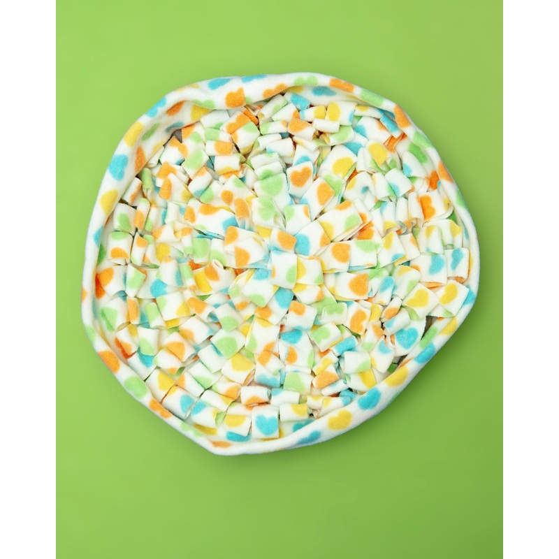 Confetti Dog Snuffle Mat|White|Black