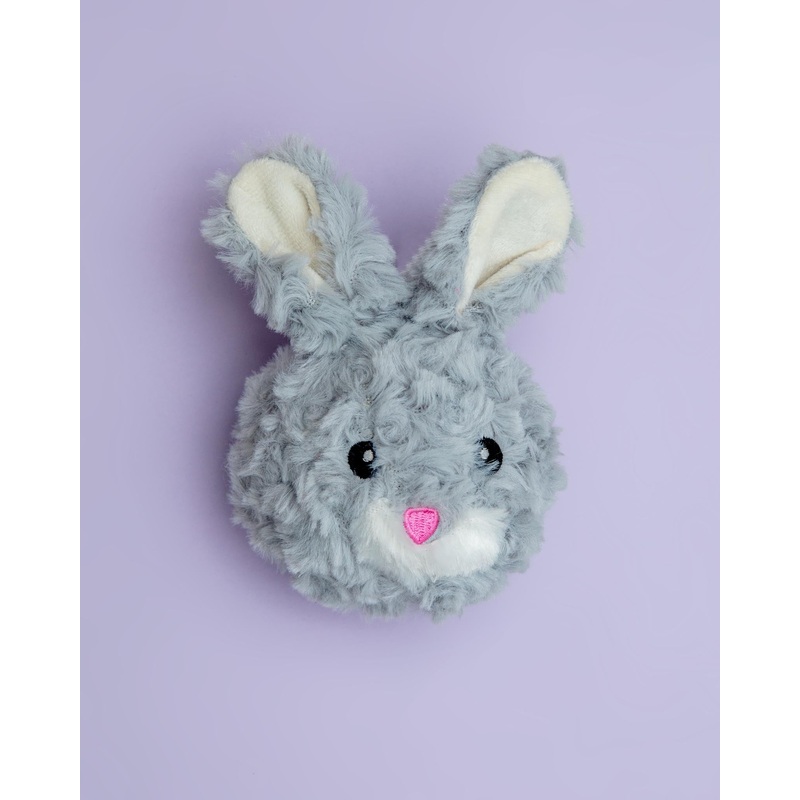 Ez Squeaky Rabbit Ball Dog Toy
