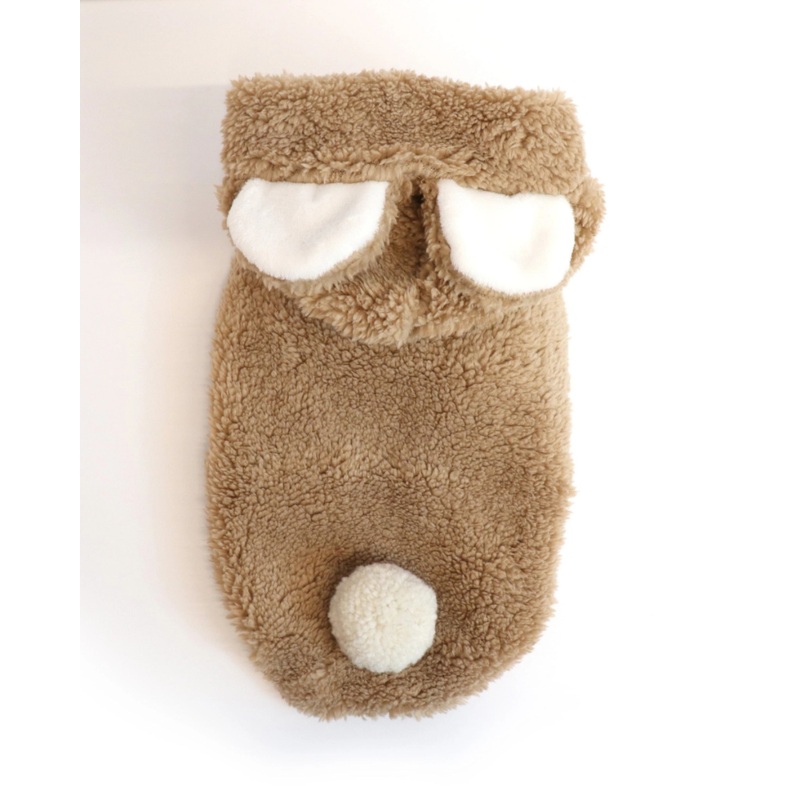 Pom-Pom Teddy Bear Dog Hoodie (FINAL SALE)
