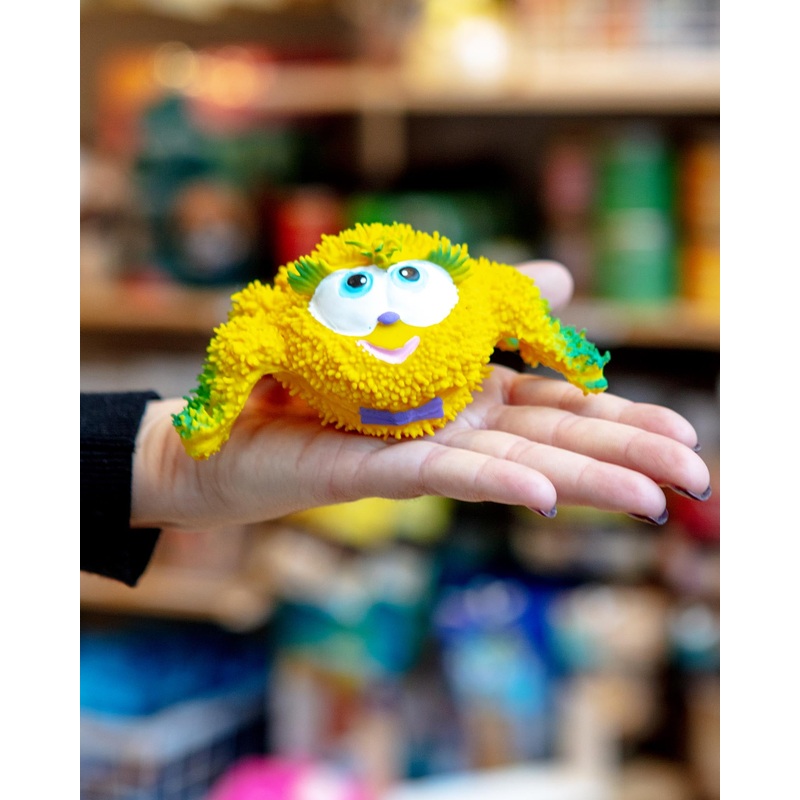 Sensory Spider Rubber Squeaky Dog Toy
