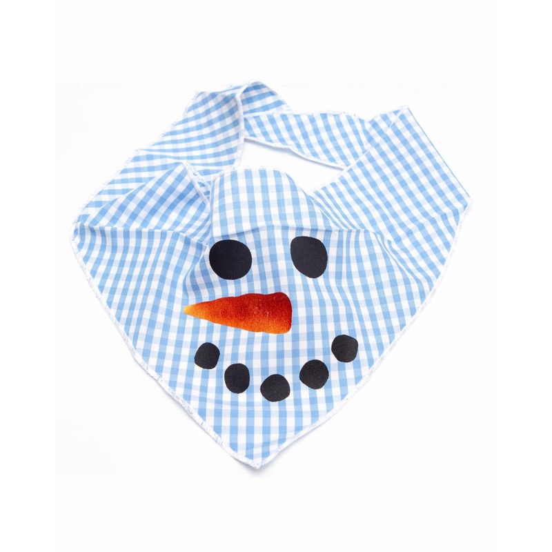 Snowman Dog Bandana|Medium (10-15″)|Large (16-24″)