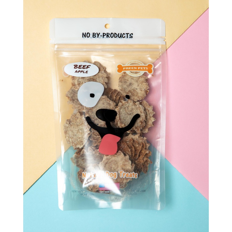 Beef and Apple Cookie Treats for Dogs (Made in the USA)