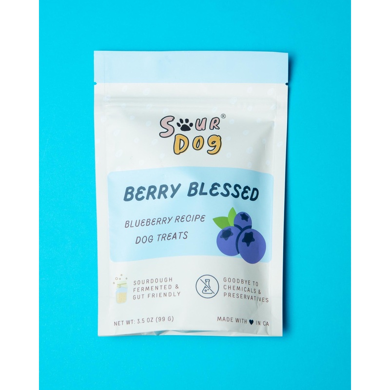 Berry Blessed – Blueberry Sourdough Dog Treats