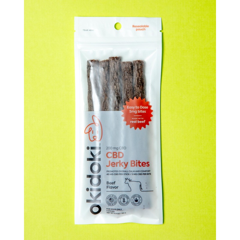 CBD Jerky Bites in Beef Flavor (200 mg Five Pack) (Made in the USA)
