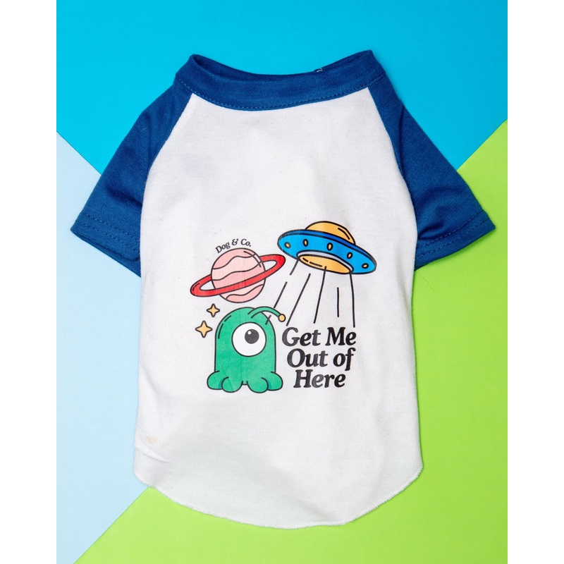 *Get Me Out of Here* Graphic Dog T-Shirt