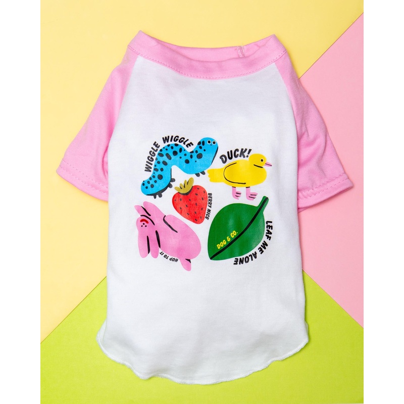 *Hop To It* Graphic Dog T-Shirt