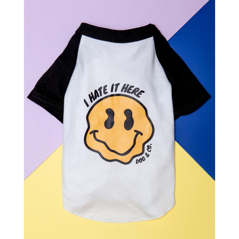 *I Hate it Here* Graphic Dog T-Shirt