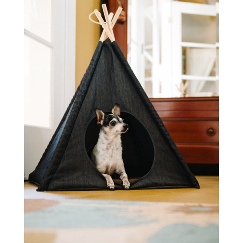 Denim Pet Teepee (Direct-Ship)