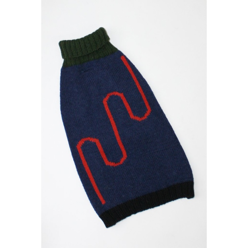 DUSEN DUSEN | Navy Line Sweater