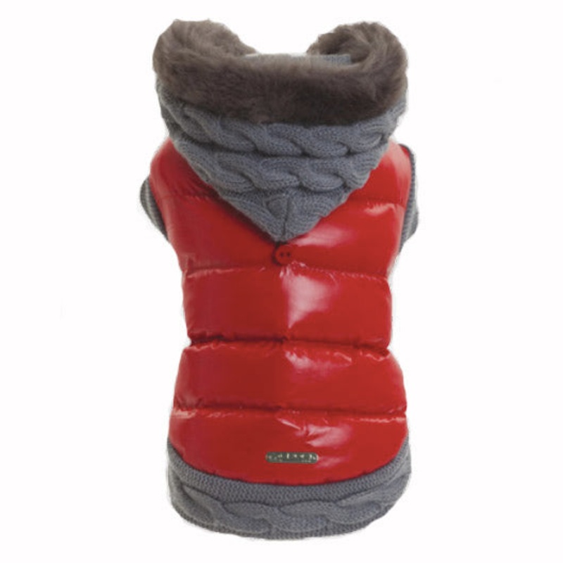 CROCI | Padded Double Mix Jacket in Red