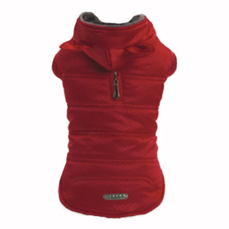 CROCI | Padded Jacket in Red Satin