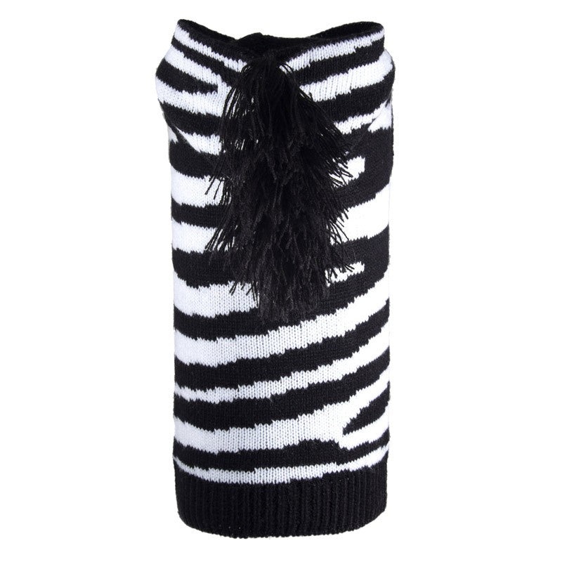 WORTHY DOG | Zebra Hoodie Sweater