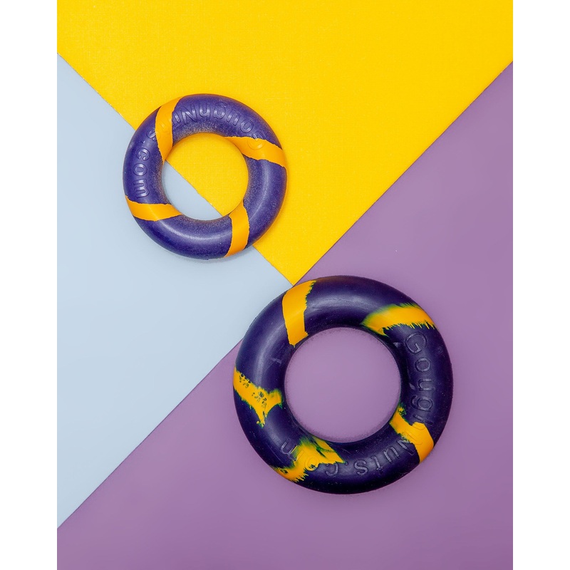 Blue Lite Bite Rubber Ring Dog Toy (Made in the USA)