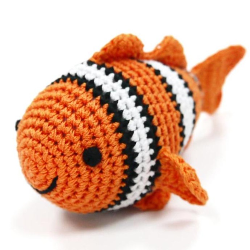 DOGO | Clown Fish Squeaky Toy|One Size